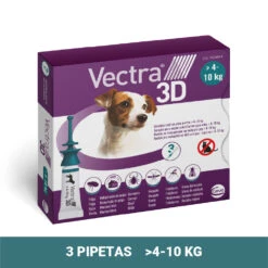 Pipetas 3D Solución Spot-On Para Perros De 4-10kg -Productos Para Perros 01 vectra 3p Packaging 4kg 63bd469e5c9c3