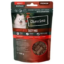 Chewies Lucky Bits - Pack Mixto -Productos Para Perros 044920 chw luckybits tasty mix 100g front 72dpi 1500px 0