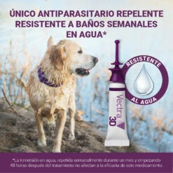 Pipetas 3D Solución Spot-On Para Perros De Más De 40kg -Productos Para Perros 06 vectra ResitanteAgua 63bd47bec068a