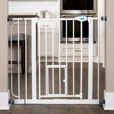 Barrera Carlson Pet Gate Con Puerta Gatera 4 Barrera Carlson Pet Gate Con Puerta Gatera - Imagen 2