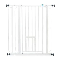 Barrera Carlson Pet Gate Extra Alta Con Puerta Gatera 7 Barrera Carlson Pet Gate Extra Alta Con Puerta Gatera -Productos Para Perros 128303 pla carlsonpetproducts carlson absperrgitter petgate extrahoch katzentuer hs 03 5