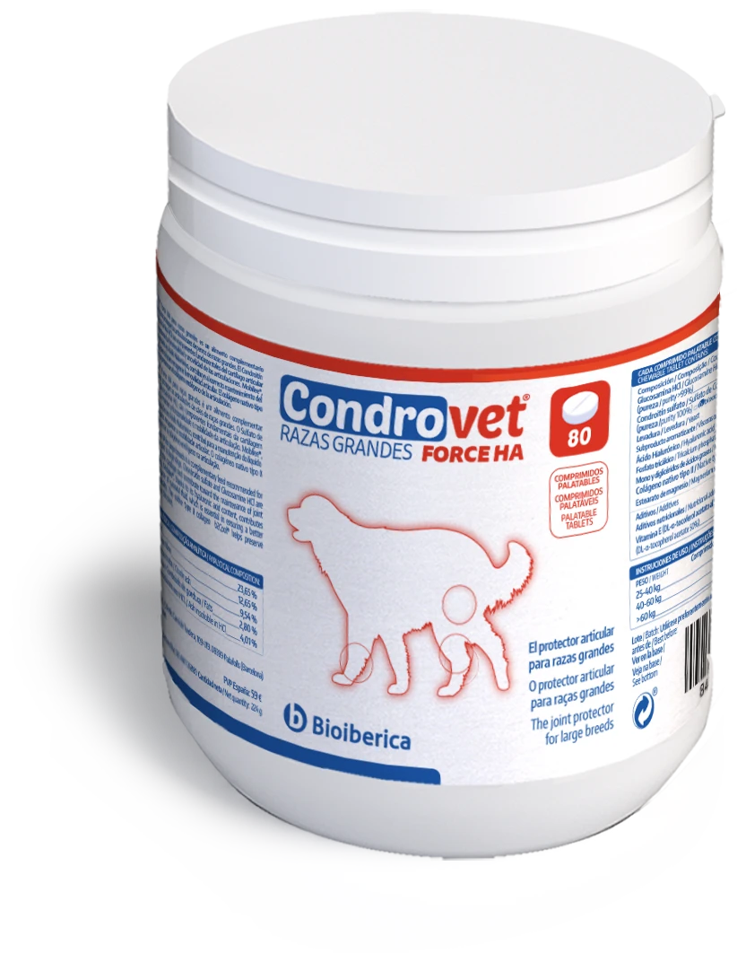 Condrovet Force HA Razas Grandes Condroprotector Articular 3 Condrovet Force HA Razas Grandes Condroprotector Articular