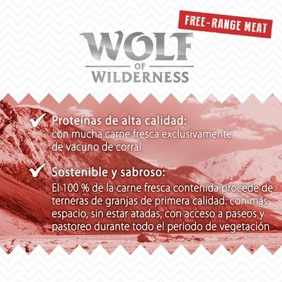 Wolf Of Wilderness Free Range 6 X 400 G 11 Wolf Of Wilderness Free Range 6 X 400 G - Imagen 9