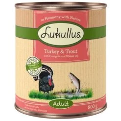 Lukullus Adult Sin Cereales 6 X 800 G -Productos Para Perros 2023 09 lk 800g apf adult turkey trout 1000x1000 3