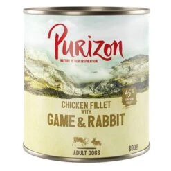 Purizon Adult 12 X 800 G Comida Húmeda Sin Cereales Para Perros -Productos Para Perros 209000 pla purizon wild 800g 8