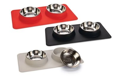 Comedero Doble Karlie Diner Set Silikon Dex Con Base De Silicona 3 Comedero Doble Karlie Diner Set Silikon Dex Con Base De Silicona