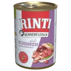 Pack Ahorro: Rinti Kennerfleisch 12 X 400 G -Productos Para Perros 22268 pla bilder rinti kennerfleisch schinken 400g hs 01 8