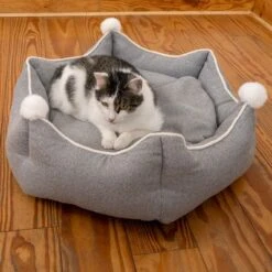 Cama Crown Para Mascotas 19 Cama Crown Para Mascotas -Productos Para Perros 233898 crown mit katze fg 9006 2