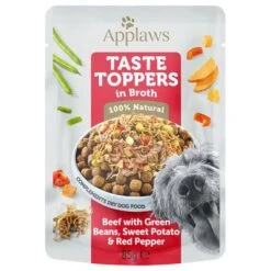 Applaws Taste Toppers Con Caldo En Bolsitas Para Perros 12 X 85 G -Productos Para Perros 236296 pla applaws toppers pouch rind hs 01 1