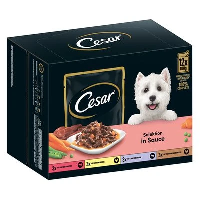 Cesar Selección Carne Con Verduras En Salsa