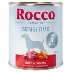 Rocco Sensitive Pack Ahorro 24 X 800 G -Productos Para Perros 259796 pla rocco sensitive beefcarrots 800g 1000x1000 8