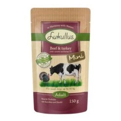 Lukullus Mini Sin Cereales 48 X 150 G - Pack Ahorro 10 Lukullus Mini Sin Cereales 48 X 150 G - Pack Ahorro -Productos Para Perros 264997 pla luk mini beefturkey 6x150g 5 4