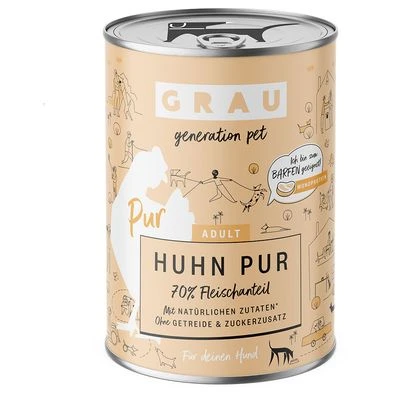 GRAU Ave, Chirivía Y Brécol Comida Húmeda Para Perros 4 GRAU Ave, Chirivía Y Brécol Comida Húmeda Para Perros - Imagen 2