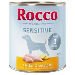 Rocco Sensitive Pack Ahorro 24 X 800 G -Productos Para Perros 28041 pla rocco sensitive chickenpotatoes 800g hs 01 4