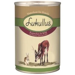 Pack Ahorro: Lukullus 24 X 400 G -Productos Para Perros 28057 pla lukullus kaninchen wild 6 x 400 g 9