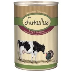Pack Ahorro: Lukullus 24 X 400 G -Productos Para Perros 28058 pla lukullus rind truthahn 6 x 400 g 9