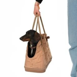 Bolso De Transporte TIAKI Premium Camello Para Mascotas -Productos Para Perros 295114 premium umhaengetasche camello fg 4524 6