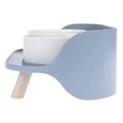 TIAKI Comedero Doble De Cerámica Para Mascotas -Productos Para Perros 302496 tiaki napf duo grau fg 6155 4