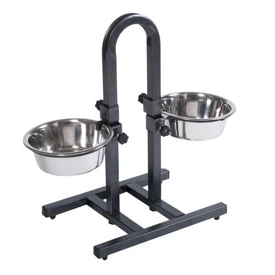 Soporte Ajustable Con Dos Comederos De 1,6 L 4 Soporte Ajustable Con Dos Comederos De 1,6 L - Imagen 2