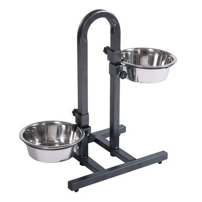 Soporte Ajustable Con Dos Comederos De 1,6 L 3 Soporte Ajustable Con Dos Comederos De 1,6 L