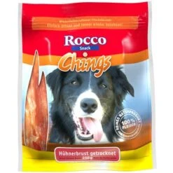 Megapack Rocco Chings Originals Láminas De Carne Para Perros 15 X 250 G -Productos Para Perros 32417 PLA Rocco Chings Huehnerbrust 250 g 3