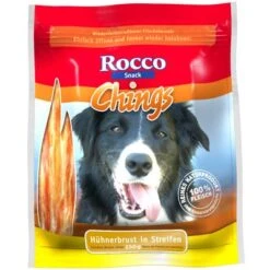 Megapack Rocco Chings Originals Láminas De Carne Para Perros 15 X 250 G -Productos Para Perros 32418 PLA Rocco Chings Huehnerbrust in Streifen 250 g 3