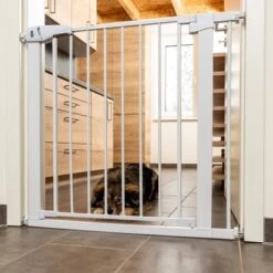 Barrera Blanca TIAKI Con 7 Cm De Extensión Para Perros 15 Barrera Blanca TIAKI Con 7 Cm De Extensión Para Perros -Productos Para Perros 334597 tiaki dog gate white fg 8184 1