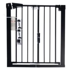 Barrera Negra TIAKI Con 7 Cm De Extensión Para Perros 25 Barrera Negra TIAKI Con 7 Cm De Extensión Para Perros -Productos Para Perros 334696 pla tiaki dog gate black fg 8090 7