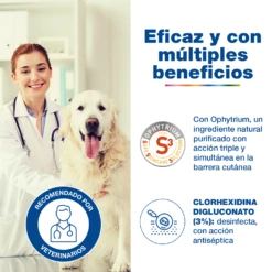 Douxo S3 PYO Champú Desinfectante Hidratante Para Perros Y Gatos -Productos Para Perros 3411113018191 4 DOUXO S3 PYO Eficacia 63bd359ce3164