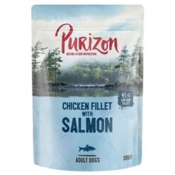 Purizon Adult 6 X 300 G Sin Cereales En Bolsitas Para Perros -Productos Para Perros 344198 pla megapack purizon pouch lachs 300g hs 01 0