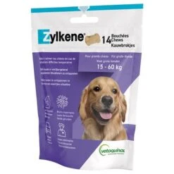 Vetoquinol Zylkene Chews Tranquilizante Natural Para Perros -Productos Para Perros 365498 pla demavic zylkene chew 445mg hs 01 9