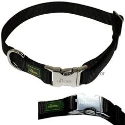 Collar Hunter Vario-Basic Alu-Strong Negro Para Perros 9 Collar Hunter Vario-Basic Alu-Strong Negro Para Perros -Productos Para Perros 36774 Hunter Halsband AluSt 1