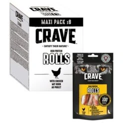 Crave Maxi High Protein Rolls Snacks Para Perros -Productos Para Perros 371397 mars crave maxi highprotein rolls hs 03 3