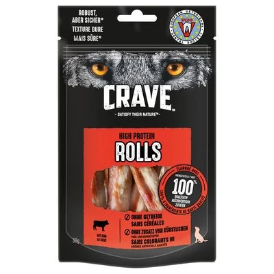 Crave Maxi High Protein Rolls Snacks Para Perros - Imagen 6