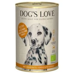 Dog´s Love Bio 6 X 400 G Comida Húmeda Ecológica Para Perros -Productos Para Perros 381303 pla dogslove bio pute 400g hs 01 8
