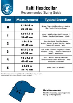 Halti Bozal Para Perro Headcollar Negro -Productos Para Perros 40881 headcollarmedidas 2