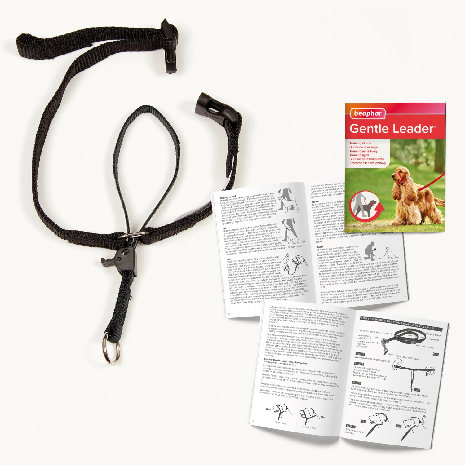 BEAPHAR Ronzal Gentle Leader Rojo 6 BEAPHAR Ronzal Gentle Leader Rojo - Imagen 4