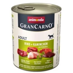 Animonda GranCarno Original Adult 12 X 800 G - Pack Ahorro -Productos Para Perros 50765 pla animonda grancarno rindkaninchen 800g 9