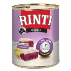 Rinti Sensible 6 X 800 G -Productos Para Perros 65460 pla rinti ganskartoffel 800g 8