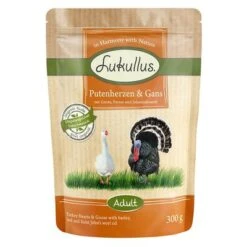 Oferta De Prueba Lukullus Bolsitas 6 X 300 G 21 Oferta De Prueba Lukullus Bolsitas 6 X 300 G -Productos Para Perros 68113 lukullus putenherzen gans 300 g 6
