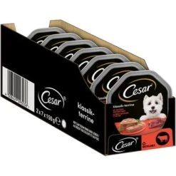 Cesar En Tarrinas 14 X 150 G -Productos Para Perros 75293 mars cesar klassiker rind leber hs 02 6 1