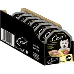 Cesar En Tarrinas 56 X 150 G -Productos Para Perros 78459 mars cesar klassiker huhn truthahn hs 02 4