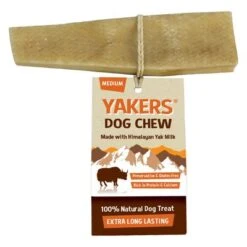 YAKERS Dog Chew Snacks De Leche Para Perros -Productos Para Perros 80474 pla kennelpak yakers medium chew 0