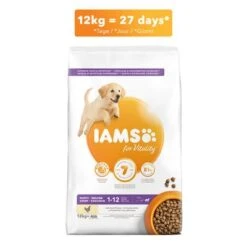 IAMS For Vitality Puppy & Junior Large Con Pollo Fresco -Productos Para Perros 83714 iams dog puppyjunior large 12kg hs 02 3