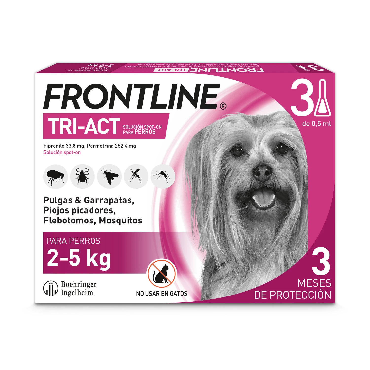 Frontline Pipetas Tri-Act Solució Spot-On Para Perros De 2-5 Kg 3 Frontline Pipetas Tri-Act Solució Spot-On Para Perros De 2-5 Kg