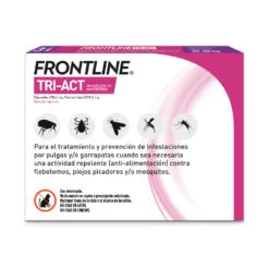 Frontline Pipetas Tri-Act Solución Spot-On Para Perros De 20-40 Kg -Productos Para Perros Pack TRI ACT 20 40Kg 3p Dorso 62724a954ae1c