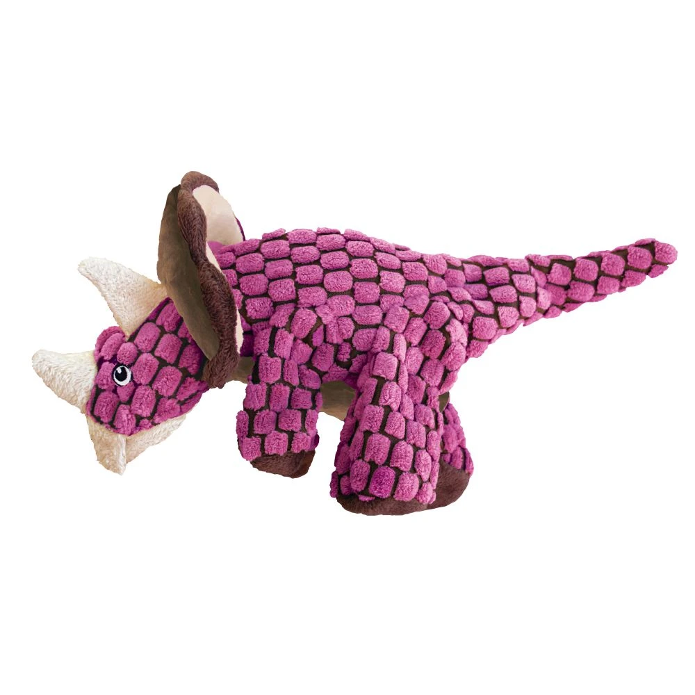 KONG Peluche Triceratops Rosa 4 KONG Peluche Triceratops Rosa - Imagen 2