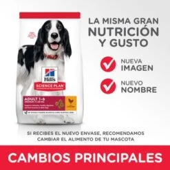 Hill's Science Plan Hill's Adult 1-6 Medium Science Plan Con Pollo 13 Hill's Science Plan Hill's Adult 1-6 Medium Science Plan Con Pollo -Productos Para Perros atf11 604354 key changes 5