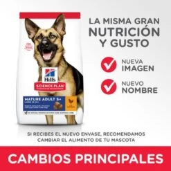 Hill's Science Plan Hill's Mature Adult 6+ Large Science Plan Con Pollo 13 Hill's Science Plan Hill's Mature Adult 6+ Large Science Plan Con Pollo -Productos Para Perros atf11 604371 key changes 8