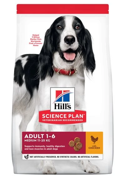 Hill's Science Plan Hill's Adult 1-6 Medium Science Plan Con Pollo 3 Hill's Science Plan Hill's Adult 1-6 Medium Science Plan Con Pollo